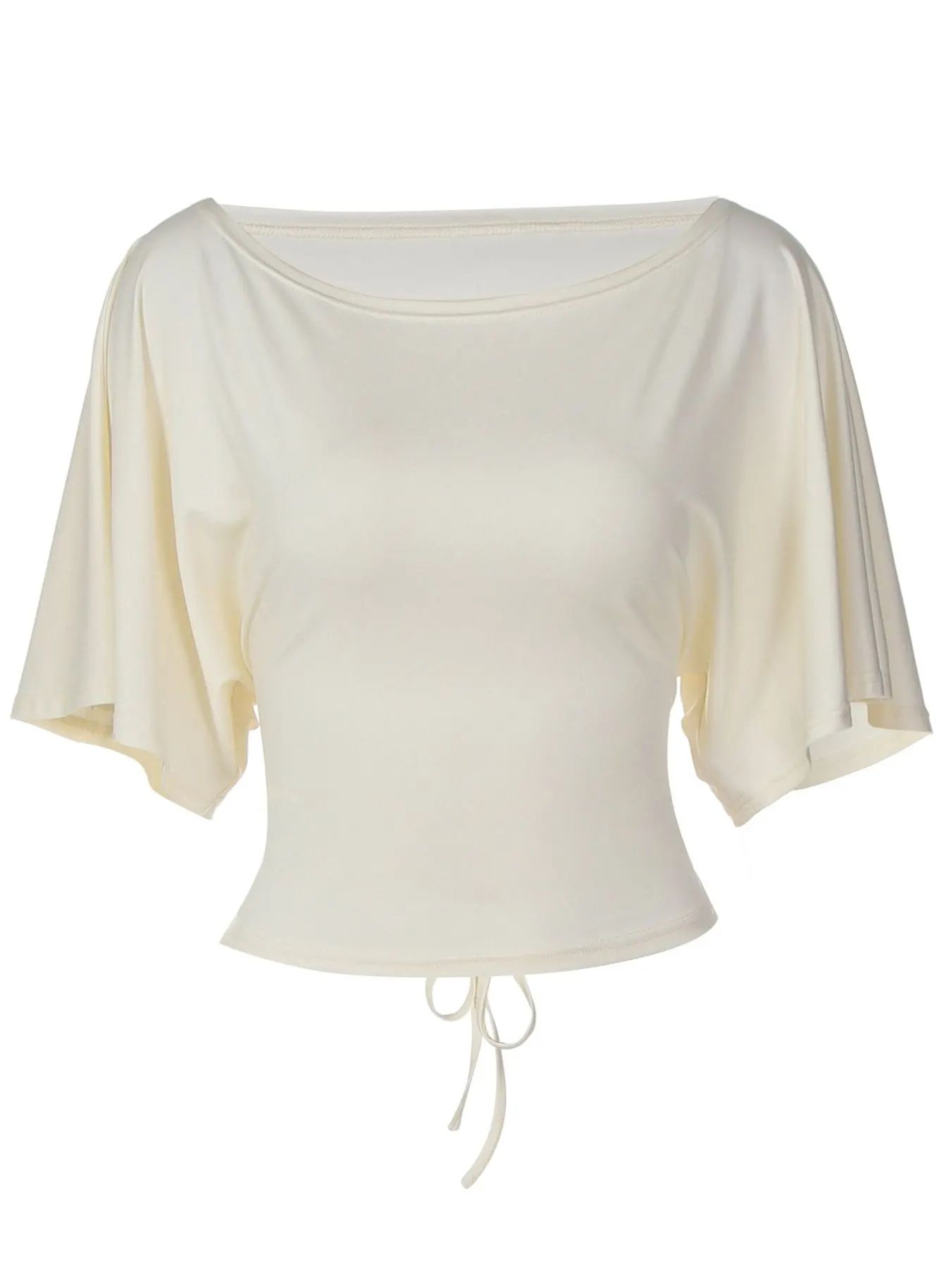 Boat Neck Short Sleeve T-Shirt 10
