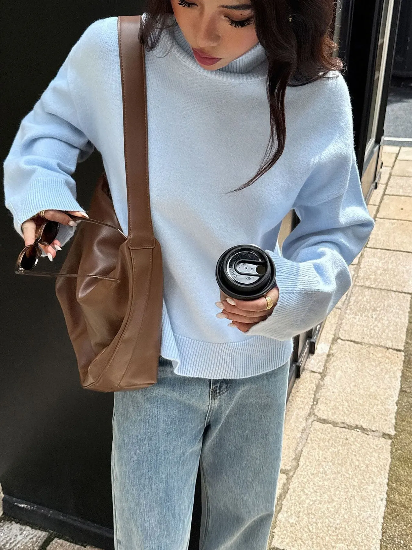 Turtleneck Long Sleeve Sweater 3