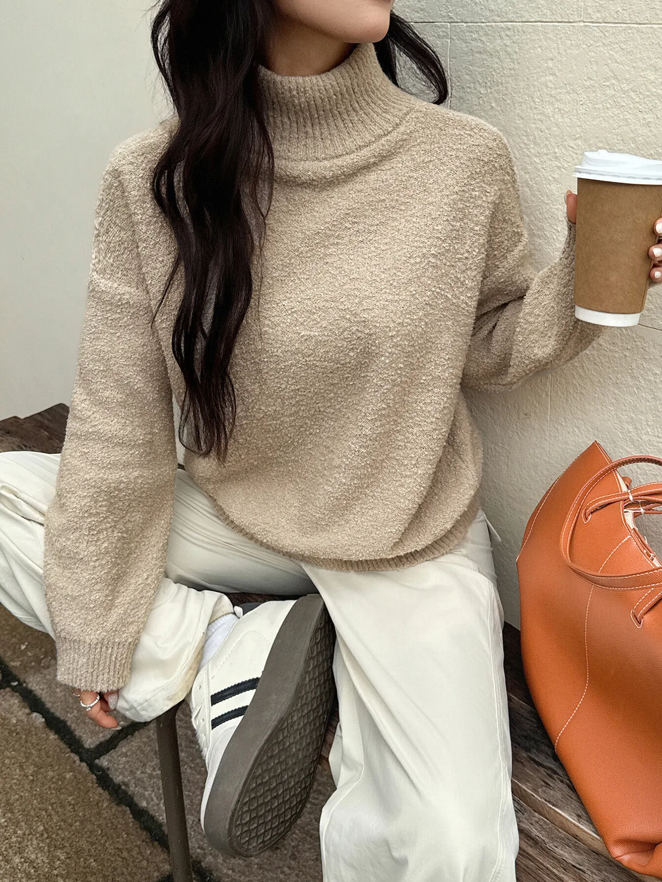 Turtleneck Sleeve Sweater
