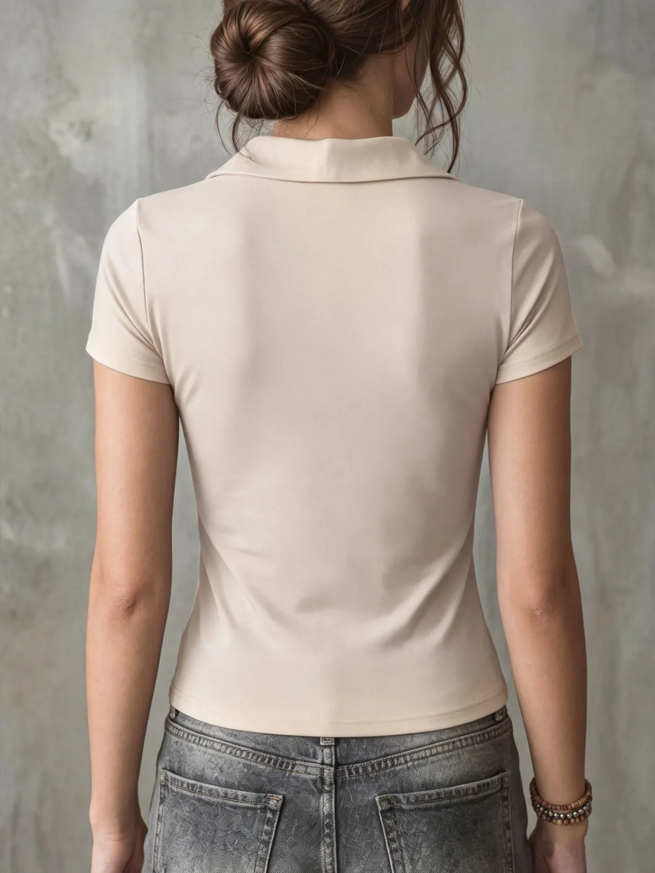 Casual Short Sleeve Slim Fit T-Shirt 4