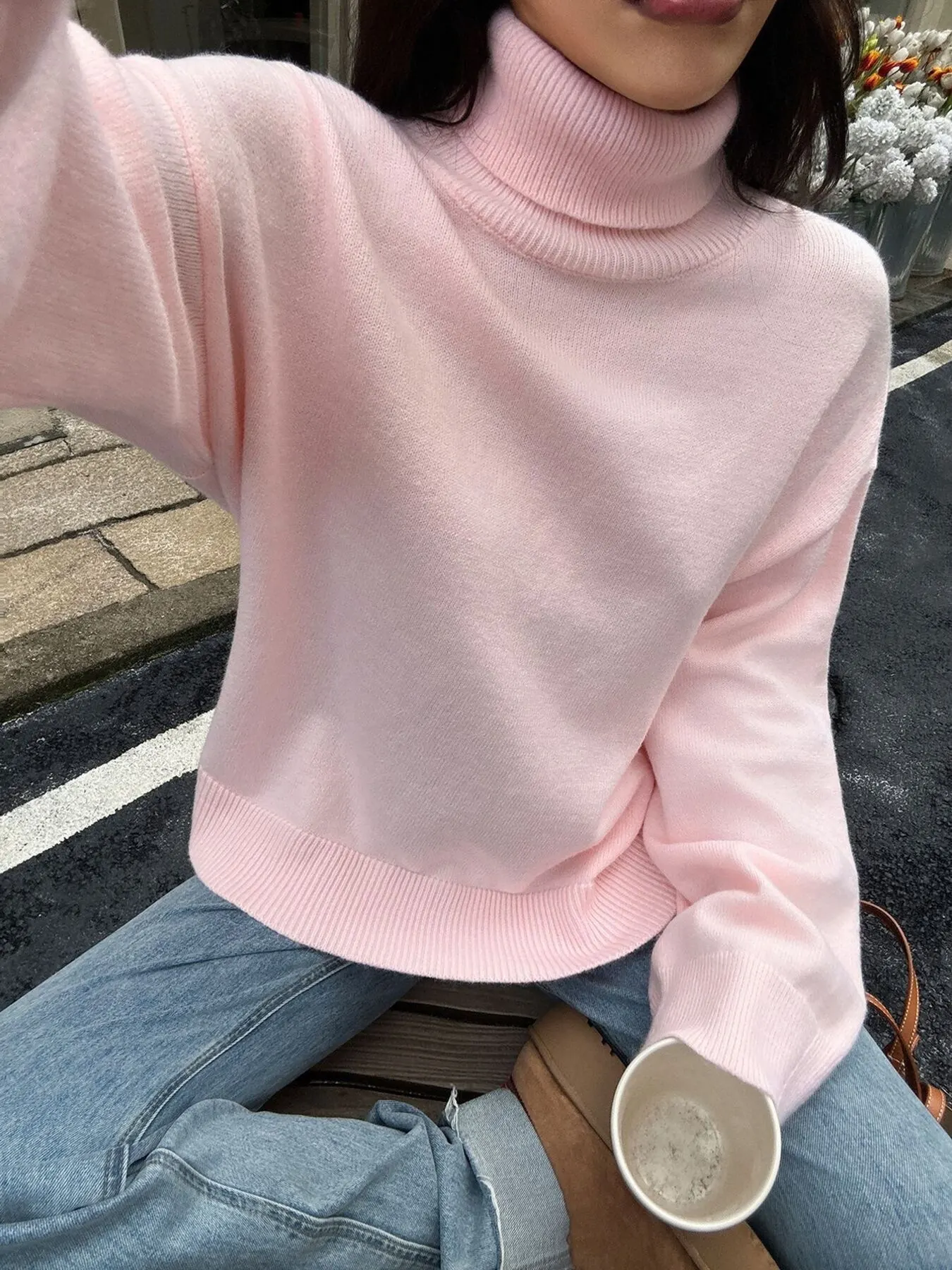 Turtleneck Long Sleeve Sweater 8
