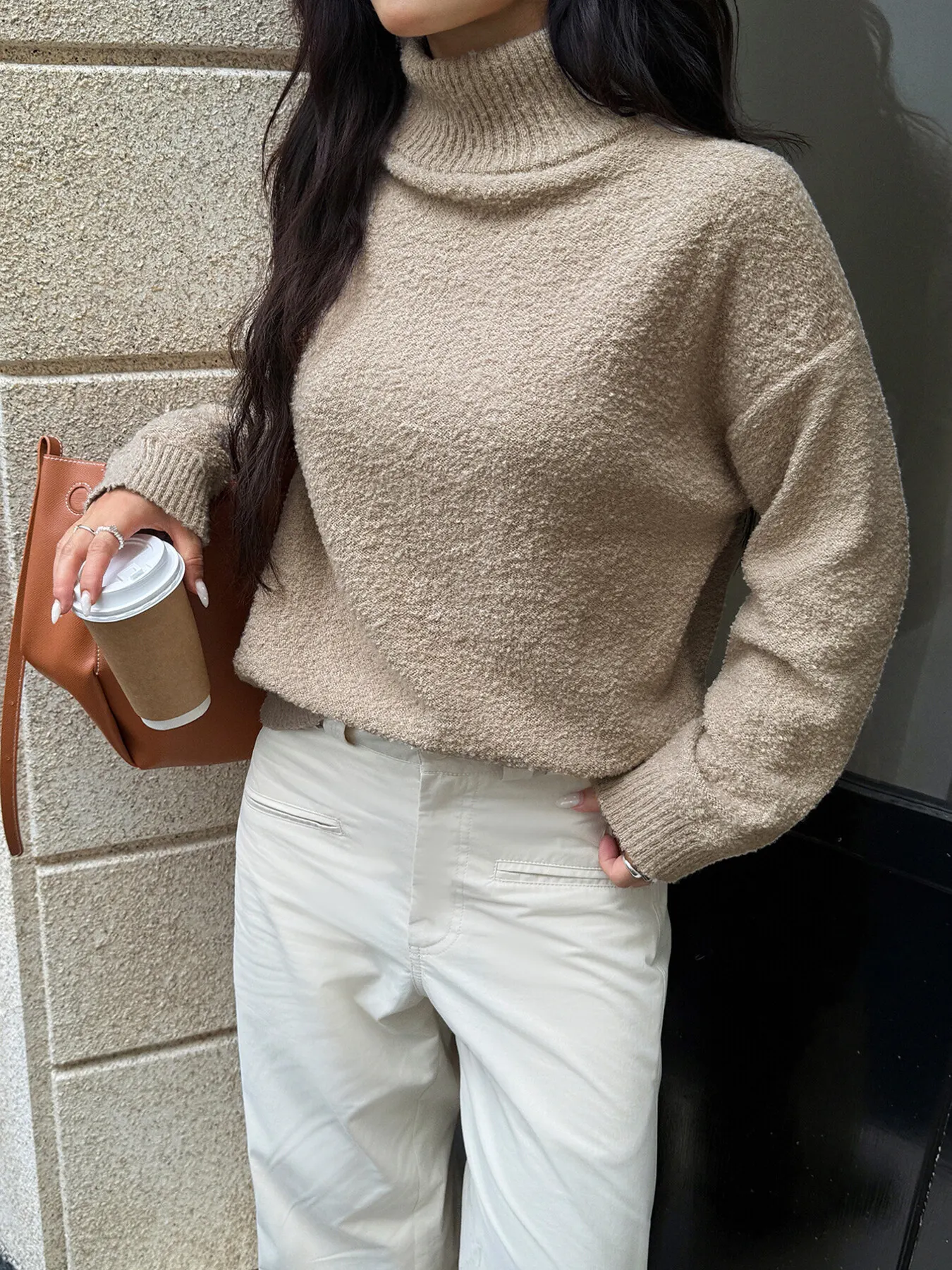 Turtleneck  Sleeve Sweater 3